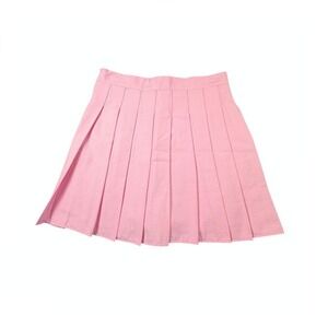 NWT Wildcat Pink Pleated Tennis Mini Skirt Built In Shorts Small Coquette Barbie